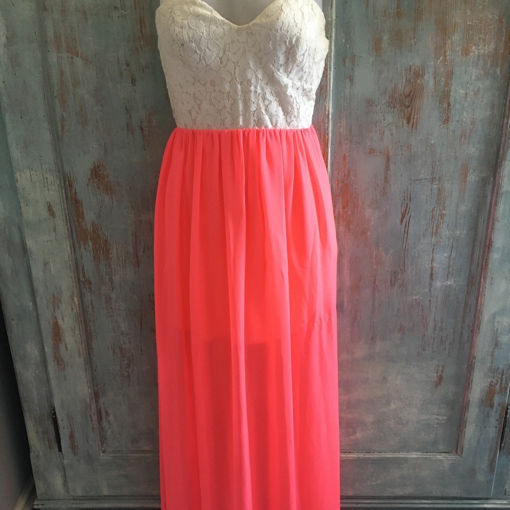 Strapless Windsor floor length dress-Used- Sz S